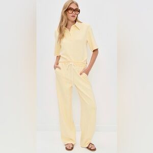 BRAND NEW never worn. Le Bop butter yellow sweatpants. Size small